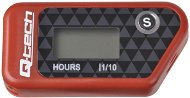 Q-TECH měřič motohodin bezdrátový s nulovatelným počítadlem, (červený) - Měřič