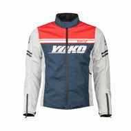 YOKO GARTSA grey/navy/red, sized 1.5 mm. M - Motorcycle Jacket