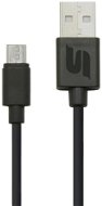 M-Style charging data cable with USB-A and Micro-USB connectors 29cm black - Data Cable