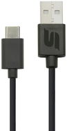 SEFIS nabíjecí datový kabel s konektory USB-A a USB-C 29cm černý - Datový kabel