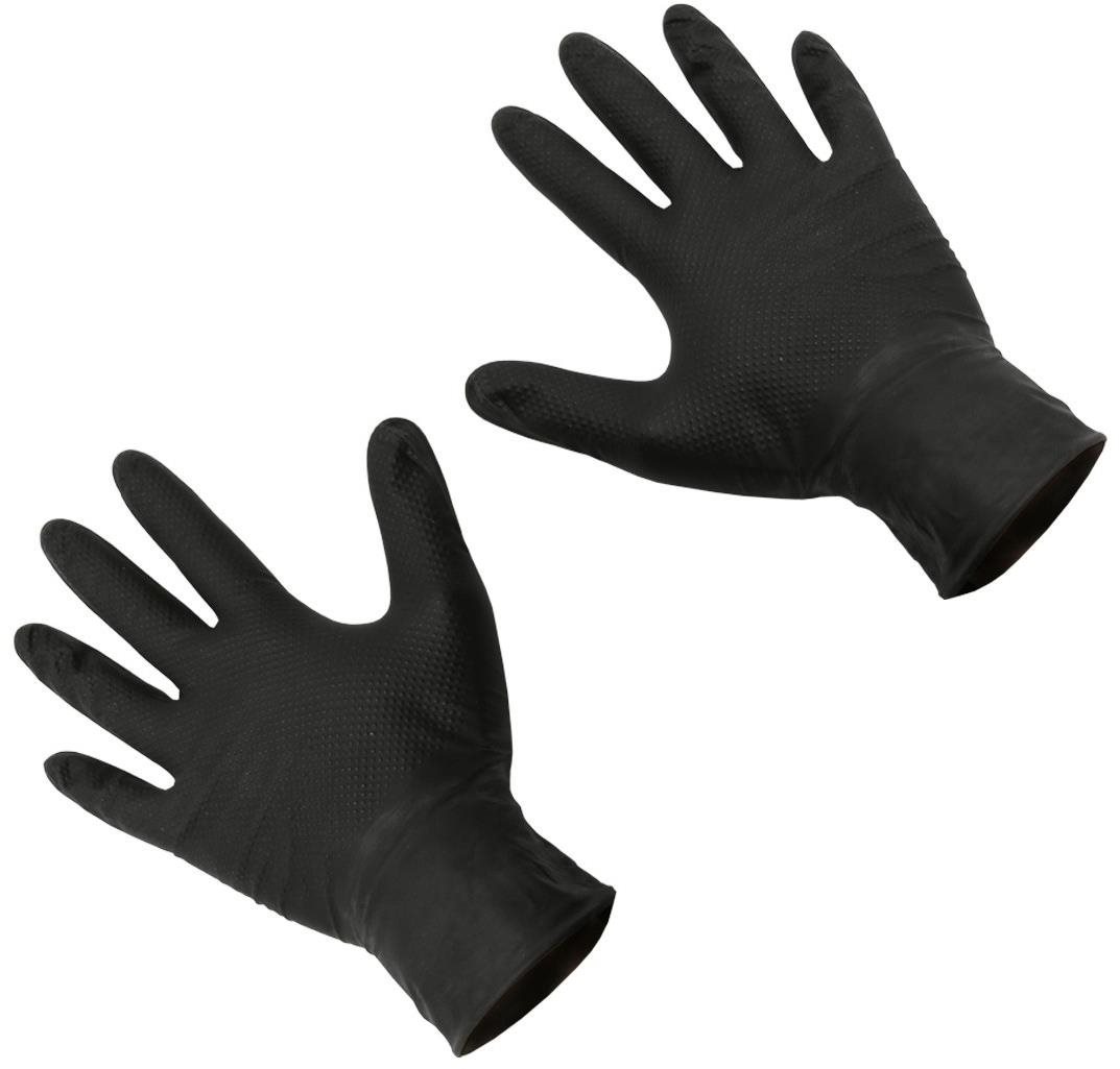 SEFIS Superior Extra erős nitril kesztyű, fekete, L, 10 db