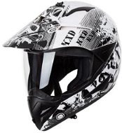 A-Pro SLINGSHOT Grafica - white enduro road helmet M - Motorbike Helmet