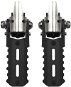 SEFIS additional footpegs for frame 22-25mm black - Motorcycle Foot Pegs