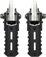 SEFIS přídavné stupačky na rám 22-25mm černé - Moto stupačky