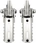 SEFIS additional footpegs for frame 22-25mm silver - Motorcycle Foot Pegs