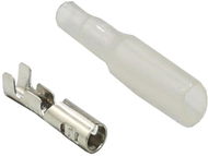SEFIS Faston zásuvka - kulatý konektor 4mm s izolací - samice - 10 ks - Konektor