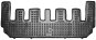 ACI FORD Custom 18- gumové koberčeky čierne s vyšším okrajom (Titanium – druhý rad) - Autokoberce