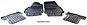 Autokoberce ACI AUDI A4 94 – 99 gumové koberčeky čierne s vyšším okrajom (súprava 4 ks) - Autokoberce