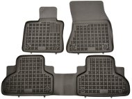 Rezaw-Plast gumové koberečky černé s vyšším okrajem BMW X5, 13- sada 3 ks - Car Mats