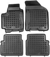 ACI CHEVROLET Aveo 04- gumové koberčeky čierne s vyšším okrajom (súprava 4 ks) - Autokoberce