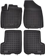Autokoberce ACI DACIA Logan 13- gumové koberčeky čierne s vyšším okrajom (súprava 4 ks) - Autokoberce