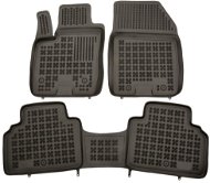 Rezaw-Plast gumové koberečky černé s vyšším okrajem Ford Transit Courier 14- 5 míst, sada 3 ks - Car Mats