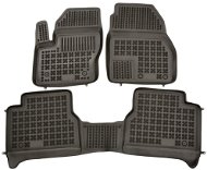 Rezaw-Plast gumové koberečky černé s vyšším okrajem Ford Transit Connect 13- 5 míst, sada 3 ks - Car Mats