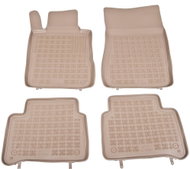 Rezaw-Plast rubber mats beige with higher edge Mercedes-Benz W210"E" 99-02 set of 4 - Car Mats