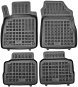 ACI NISSAN Micra 10 – 13 gumové koberčeky čierne s vyšším okrajom (súprava 4 ks) - Autokoberce