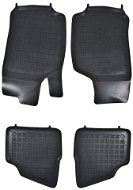 ACI OPEL Corsa 00 – 06 gumové koberčeky čierne s vyšším okrajom (súprava 4 ks) - Autokoberce