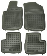 ACI PEUGEOT 208, 12- gumové koberčeky čierne s vyšším okrajom (súprava 4 ks) - Autokoberce
