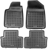 Rezaw-Plast gumové koberečky černé s vyšším okrajem Peugeot 407, 04- sada 4 ks - Car Mats