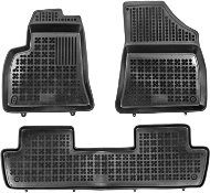 Rezaw-Plast gumové koberečky černé s vyšším okrajem Peugeot 5008, 9/09- sada 3 ks - Car Mats