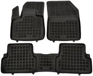 ACI PEUGEOT 3008, 16- gumové koberečky černé s vyšším okrajem (sada 3 ks) - Car Mats