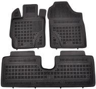 ACI TOYOTA Yaris 11- gumové koberečky černé s vyšším okrajem (sada 3 ks) - Car Mats