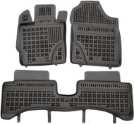 Rezaw-Plast gumové koberečky černé s vyšším okrajem Toyota Yaris 11-14 hybrid, sada 3 ks - Car Mats