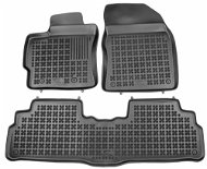 ACI Toyota Verso 09 – 13 gumové koberčeky čierne s vyšším okrajom (súprava 3 ks) - Autokoberce
