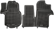 ACI VW Crafter 17- gumové koberčeky čierne s vyšším okrajom (2 / 3 miesta / súprava 2 ks) - Autokoberce