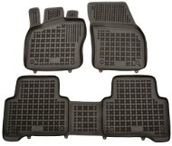 ACI VW Touran 15- gumové koberčeky čierne s vyšším okrajom (súprava 3 ks) - Autokoberce
