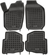 ACI ŠKODA Fabia 99 – 04 gumové koberčeky čierne s vyšším okrajom (súprava 4 ks) - Autokoberce