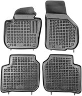 Autokoberce ACI ŠKODA Superb 08- gumové koberčeky čierne s vyšším okrajom (súprava 4 ks) - Autokoberce