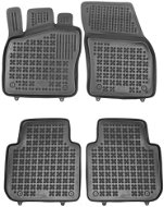 Autokoberce ACI ŠKODA Kodiaq 17- gumové koberčeky čierne s vyšším okrajom (súprava 4 ks) - Autokoberce