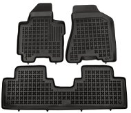 ACI KIA Sportage 04 – 08 gumové koberčeky čierne s vyšším okrajom (súprava 3 ks) - Autokoberce