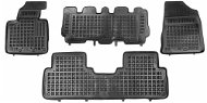 ACI KIA Sorento 15- gumové koberčeky čierne s vyšším okrajom (7 miest / súprava 4 ks) - Autokoberce