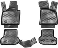 Autokoberce ACI AUDI A3 03 – 05 gumové koberčeky, zvýšený okraj a väčšie zakrytie, čierne (súprava 4 ks) - Autokoberce