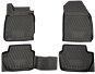 ACI gumové koberečky, zvýšený okraj a větší zakrytí, černé (sada 4 ks) - Car Mats