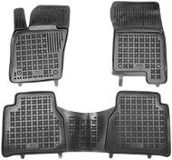 ACI MERCEDES-BENZ "X" 17- gumové koberčeky čierne s vyšším okrajom (súprava 3 ks) - Autokoberce