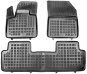ACI PEUGEOT 5008, 17- gumové koberčeky čierne s vyšším okrajom (súprava 3 ks) - Autokoberce