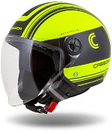CASSIDA přilba Handy Metropolis Safety (žlutá fluo/černá/reflexní šedá) 2023 L (59 cm) - Scooter Helmet