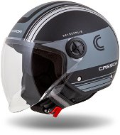 CASSIDA přilba Handy Metropolis Vision (černá matná/šedá/reflexní šedá) 2023 L (59 cm) - Scooter Helmet