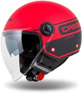 CASSIDA přilba Handy Plus Linear (červená matná/černá) 2023 L (59 cm) - Scooter Helmet