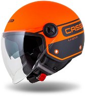 CASSIDA přilba Handy Plus Linear (oranžová matná/černá) 2023 L (59 cm) - Scooter Helmet