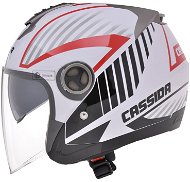 CASSIDA Magnum (black/white/red) - Scooter Helmet