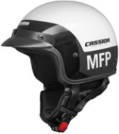 CASSIDA Police MFP (čierna / biela) - Prilba na motorku