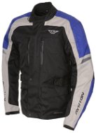 AYRTON Tonny, Black/Grey/Blue - Motorcycle Jacket