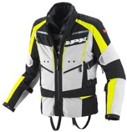 Spidi 4SEASON, Light Grey/Black/Yellow Fluorescent - Motorcycle Jacket