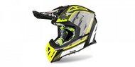 AIROH AVIATOR GLOW 2.3 AMS2 Yellow/Black/Grey - Motorbike Helmet