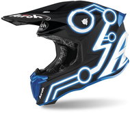 AIROH TWIST NEON Black/Blue - Motorbike Helmet