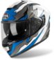 AIROH ST 501 BIONIC biela/modrá - Prilba na motorku