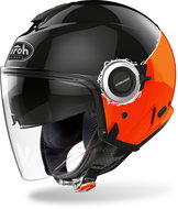 AIROH HELIOS FLUO Black/Orange - Scooter Helmet